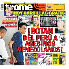¡BOTAN DEL PERÚ A ASESINOS VENEZOLANOS!