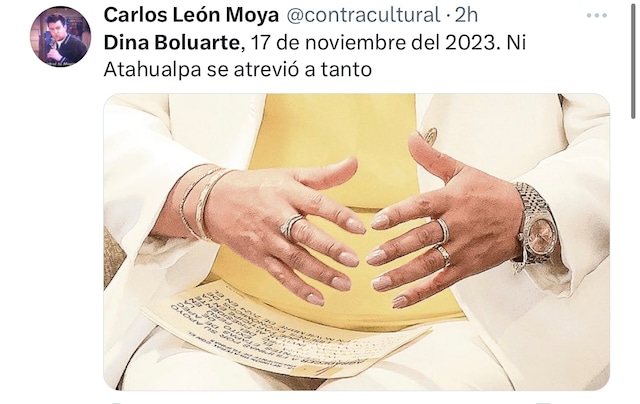 Los memes de Dina Boluarte (Foto: Twitter)