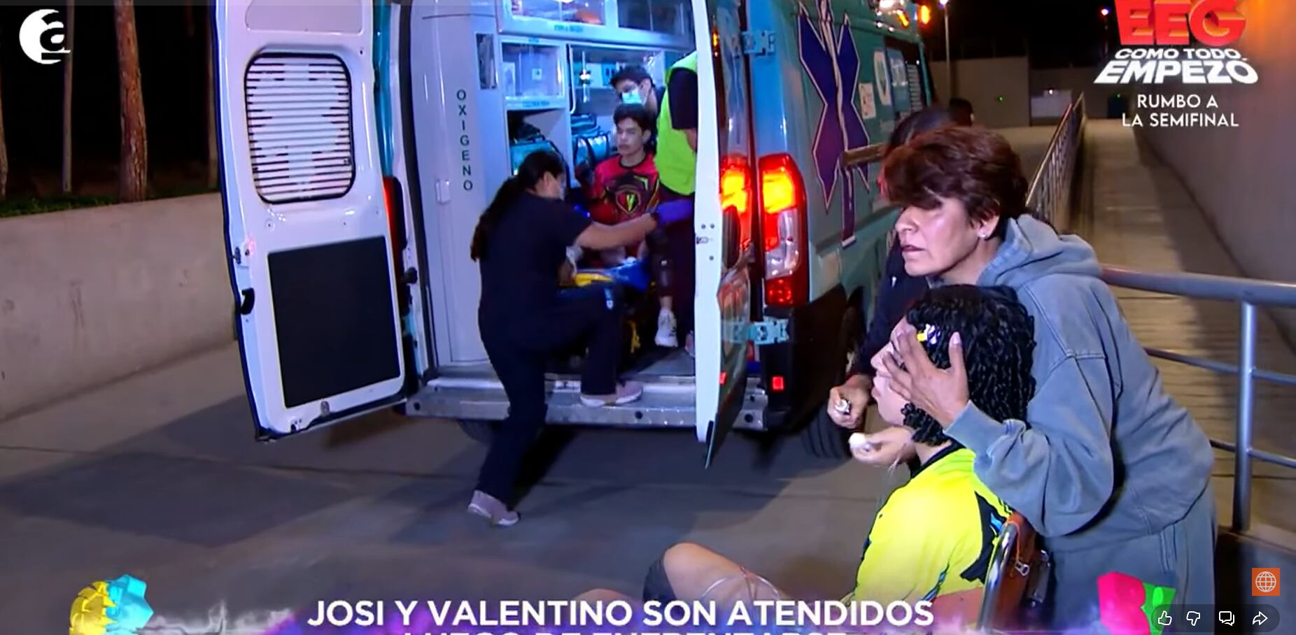 Tiktokers son atendidos de emergencia, por descompensación tras juego. (Foto: América)