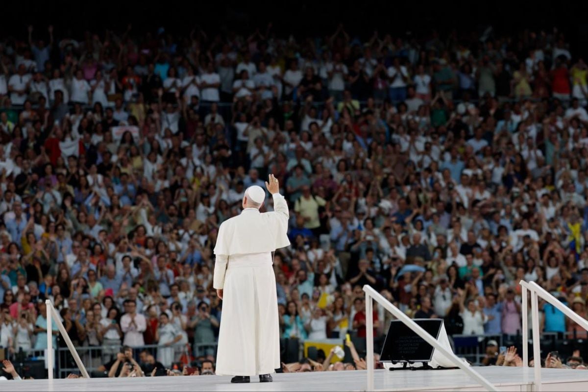 Ecuentro de papa León XIV con jóvenes en Estadio Nacional tambien podrá organizarse en esta plataforma (Foto: EFE)