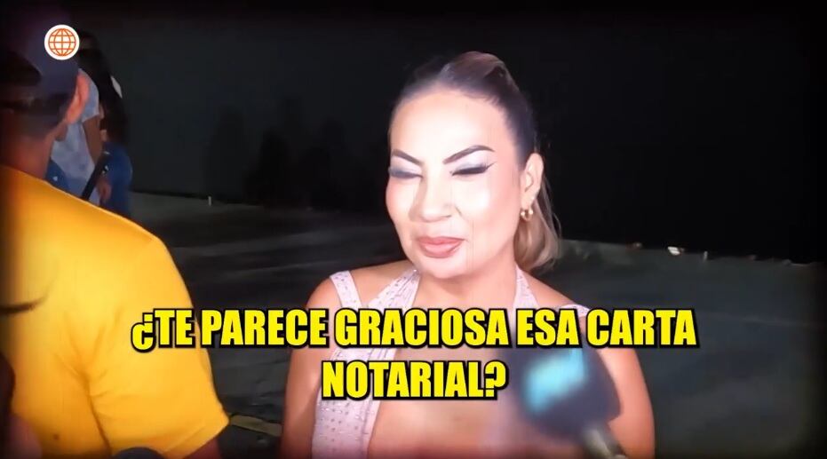 Pamela López confirma que recibió carta notarial de Pamela Franco.