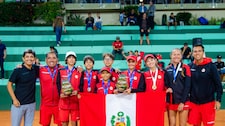 ¡Histórico! Perú se corona campeón femenino y subcampeón masculino en el Sudamericano de Tenis Sub-12