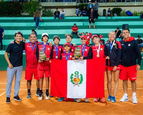 ¡Histórico! Perú se corona campeón femenino y subcampeón masculino en el Sudamericano de Tenis Sub-12