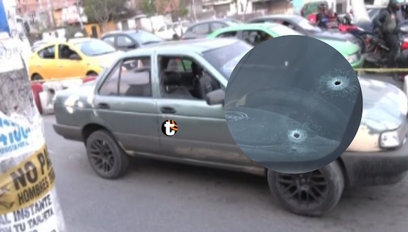 TROME | 'Injertos del Rímac' balean a colectivero en avenida Tacna. Video: ATV