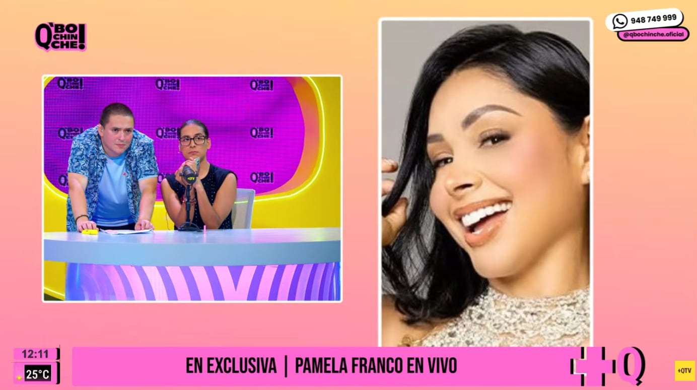 Pamela Franco confirma que Karla Tarazona envió algo inapropiado a Christian Domínguez cuando eran pareja.