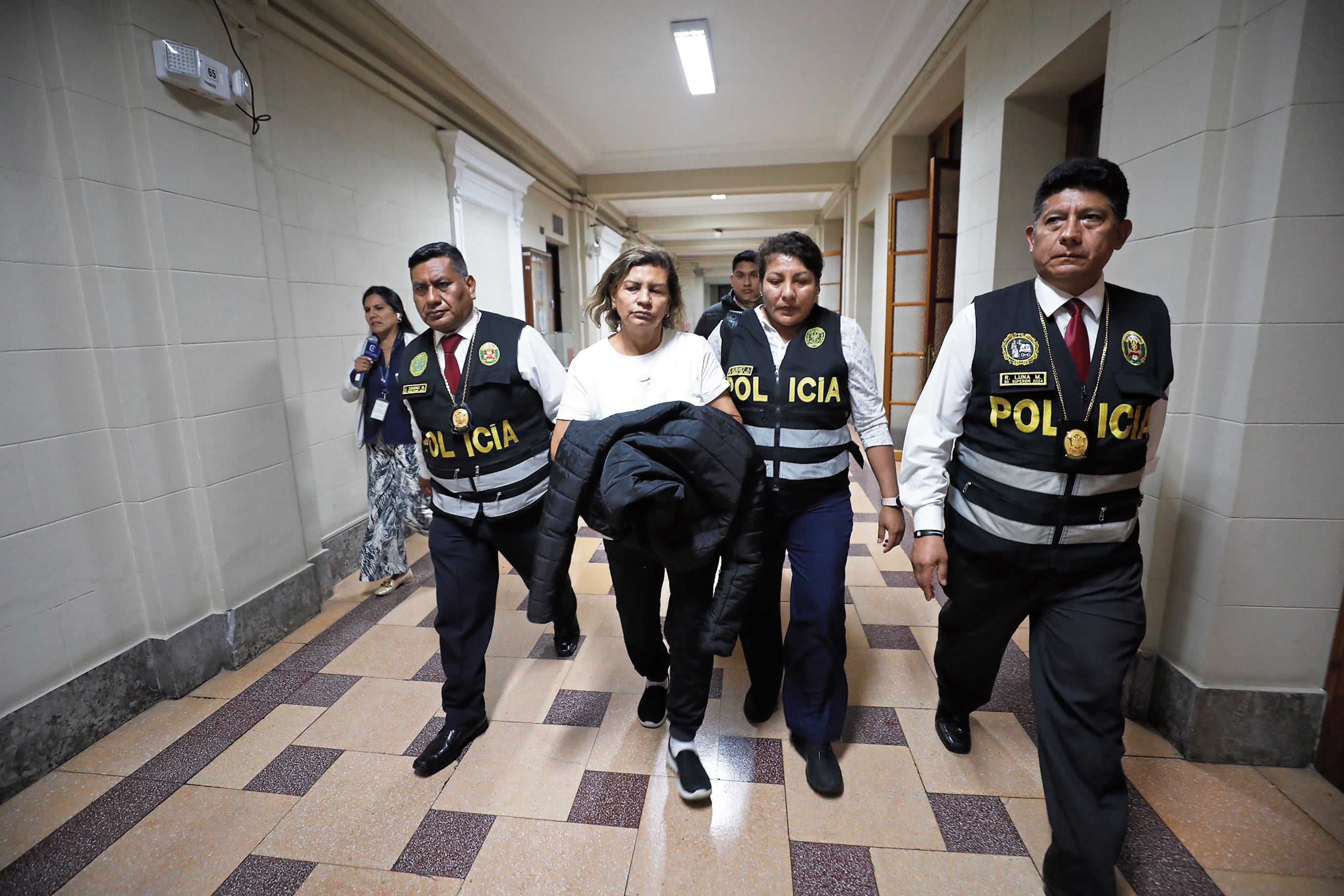 Exfiscal Elizabeth Peralta, apodada como 'madre' por el mismo 'Chibolín'.