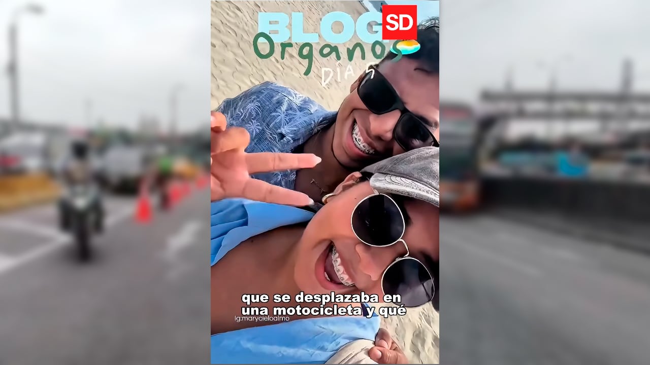Yirko Erinson Pérez Chumpitaz y Maricielo Alama Monteza murieron tras ser arrollados por un tráiler en la Vía de Evitamiento, a la altura de Acho. Foto: captura Instagram/Séptimo Día Perú