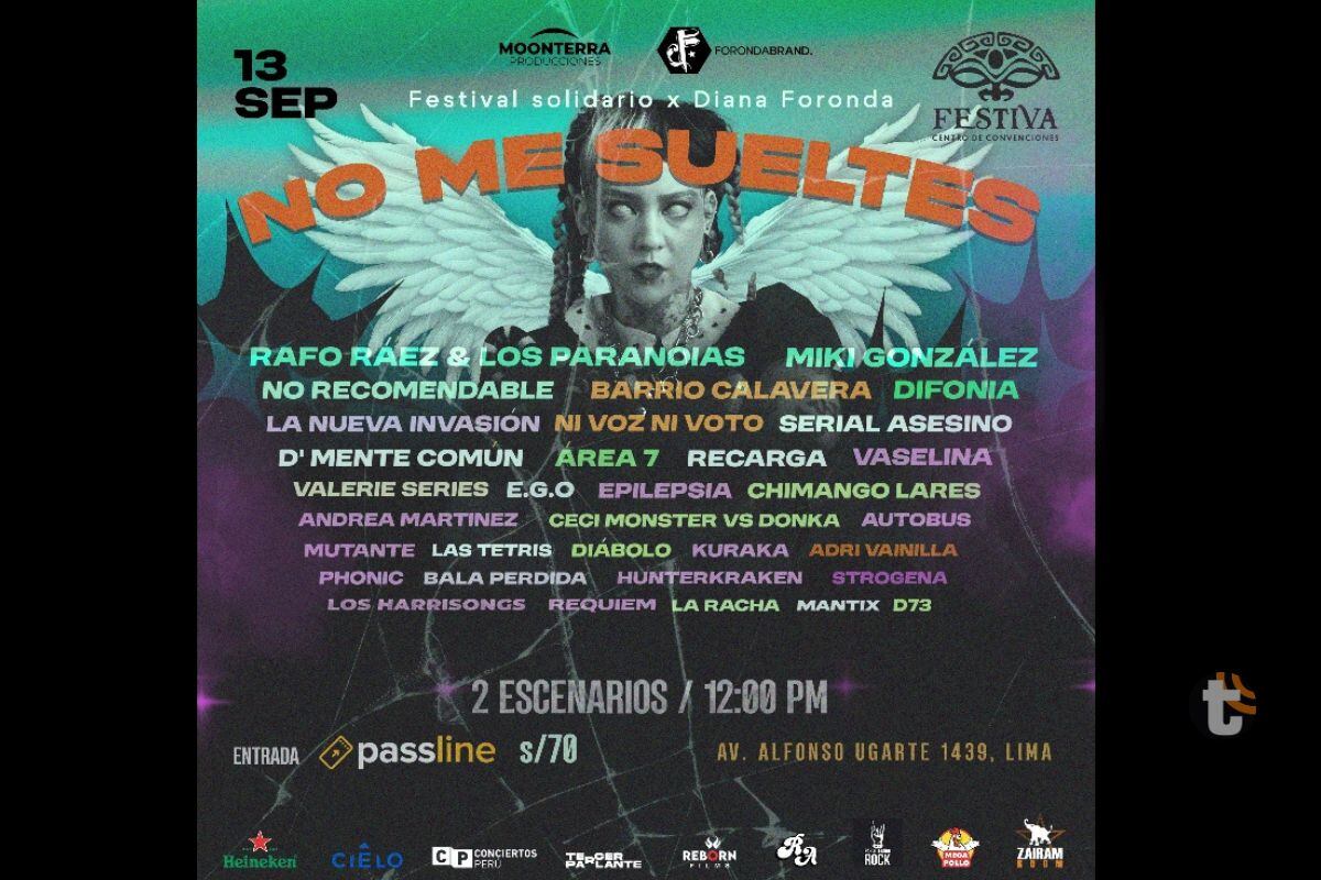 Foronda convoca a festival de rock solidario (Foto: Difusión)