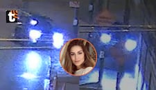 ¡Cámara captó el accidente! El preciso instante en que la camioneta de Laura Spoya invade carril contrario y se estrella contra una pared en Surco