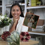 Georghyna Atelier Floral: hacía ramos para sus amigas y hoy envía bouquets de novia al extranjero