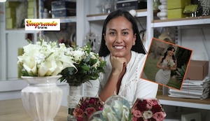 Georghyna Atelier Floral: hacía ramos para sus amigas y hoy envía bouquets de novia al extranjero