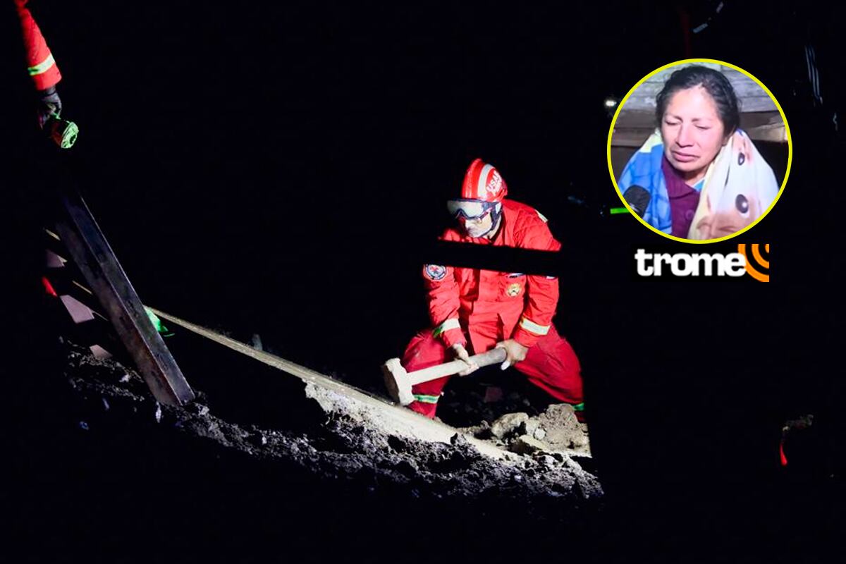 Buscan cuerpo de menor sepultado en su casa en Comas. Foto: GEC.