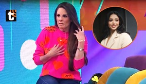 Pamela Franco abandona set al saber que Rebeca Escribens la entrevistaría: “¿Me está huyendo, por qué te has ido?”