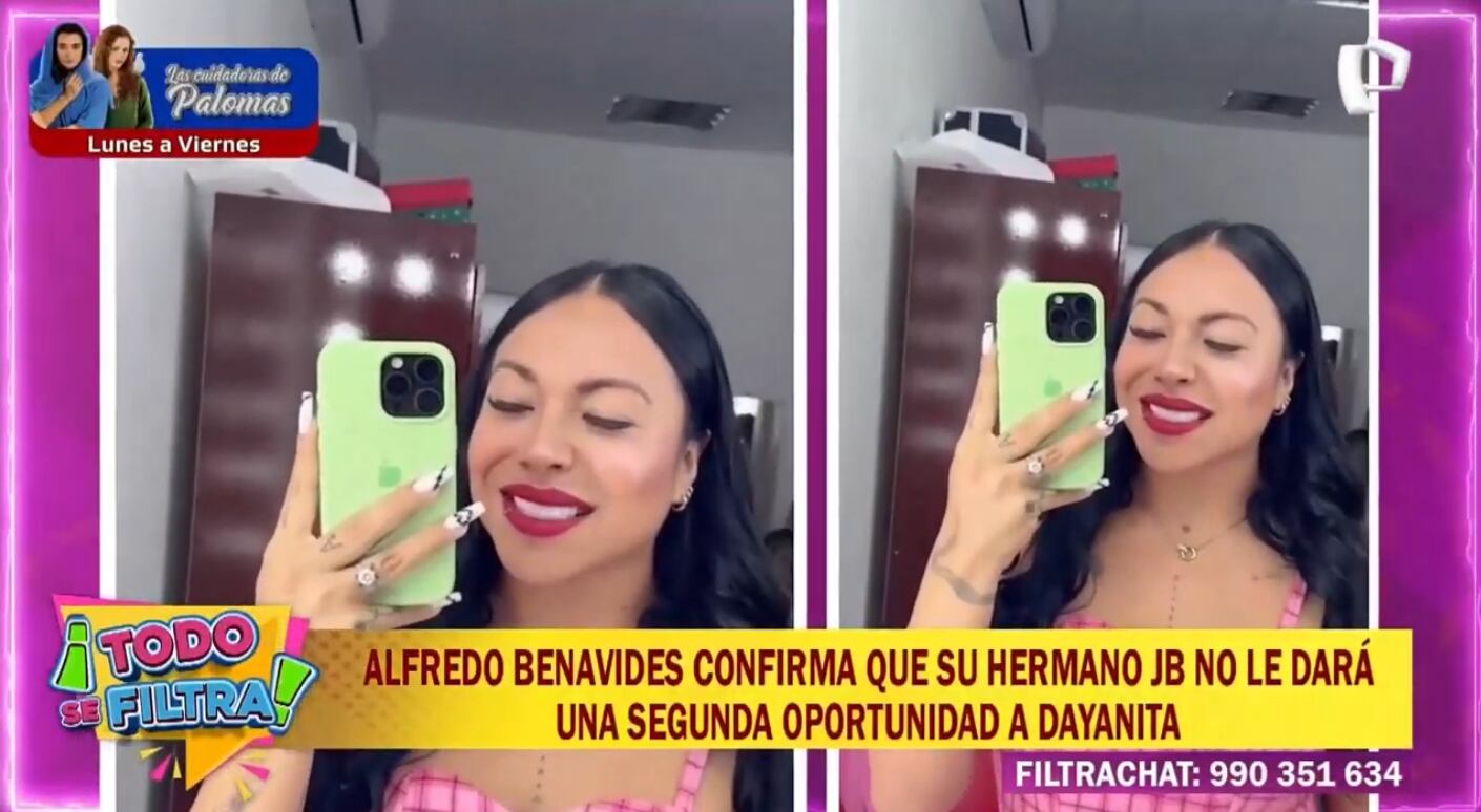 Dayanita dice que Jorge Benavides fue influenciado para hablar de ella y su nuevo 'oficio'..