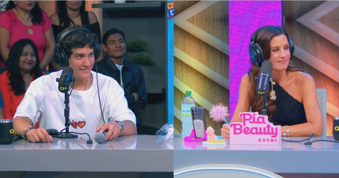 Samuel Dyer y María Pía Copello en divertida entrevista. (Q+ Network)