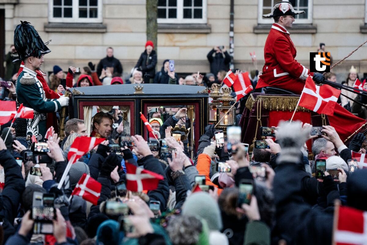 Multitud aclama a Federico (Foto: AFP)