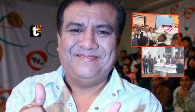 Manolo Rojas recibe homenaje póstumo en Huaral, antes de ser enterrado en Lima.