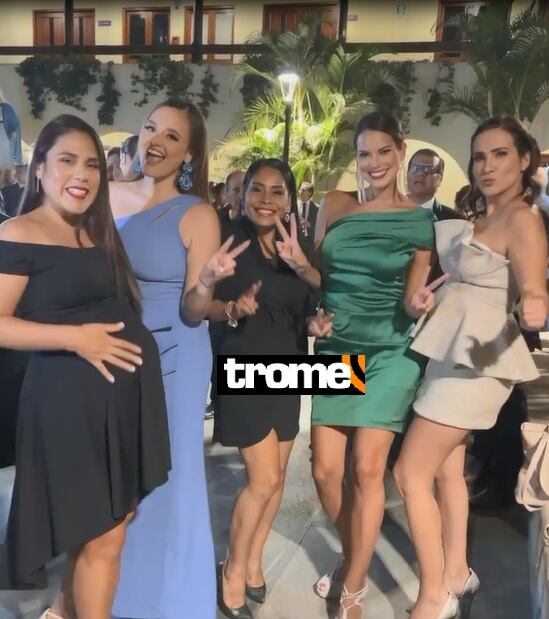 Los invitados al matrimonio de Verónica Linares. Foto: Instagram