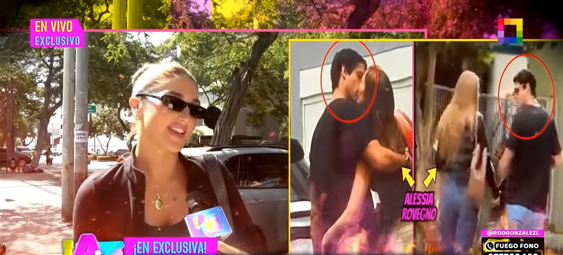 Modelo responde sobre su nuevo 'novio', (Fuente: Willax)