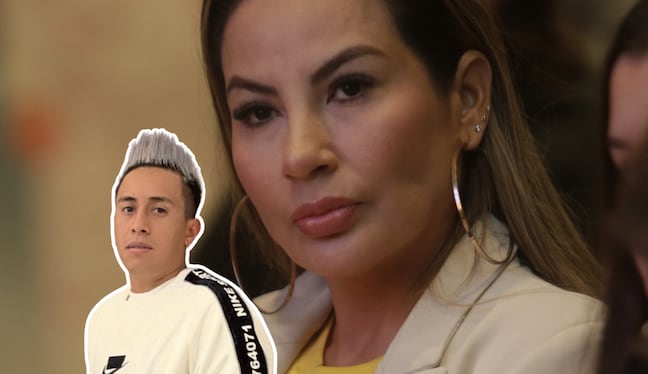 Pamela López y Christian Cueva