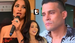 Melanie lanza advertencia a Christian en live con Pamela: “Si contáramos, el castillito de naipes se cae”