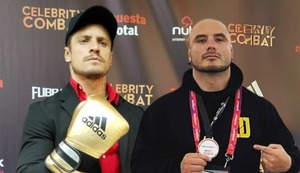 Nico Ponce se sube al ring ante Jenko del Río en Celebrity Combat