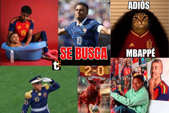 Mira los mejores memes de la derrota de Francia ante España. (Redes sociales)