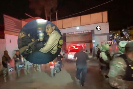 ¡Barbadillo abrió otra celda! Martín Vizcarra fue trasladado en un espectacular operativo para cumplir su...