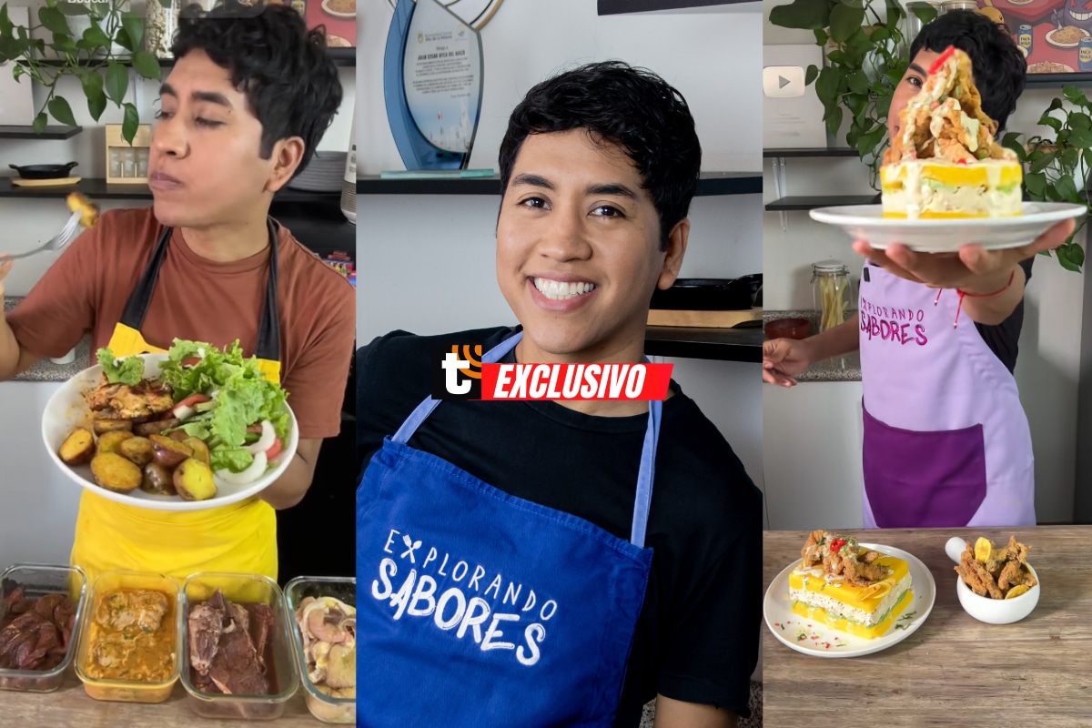 Chef arrasa en TikTok con recetas riquísimas que te resuelven la vida en la cocina. Foto: Composición / TikTok / Julio César Ayca.