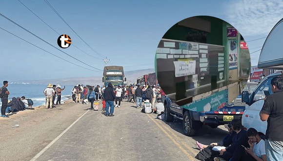 Suspenden venta de pasajes al sur por paro de mineros informales. Foto: Difusión. Video: América.