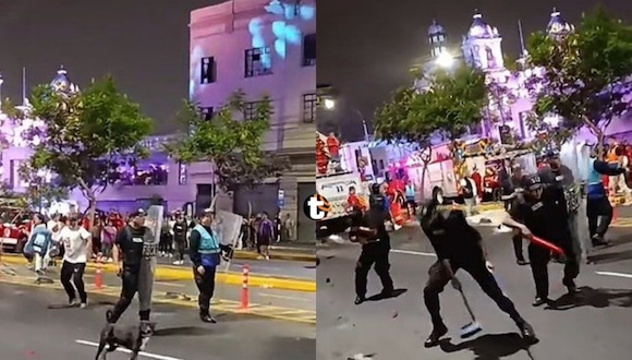 TROME | Violenta gresca en procesión del Señor de los Milagros deja un herido. Video: Panamericana