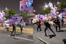 ¡Batalla campal durante procesión del Señor de los Milagros! Ambulantes y fiscalizadores se enfrentan a palazos y pedradas en av. Tacna