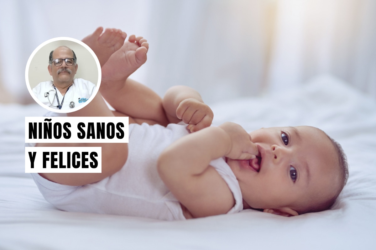 La hipotonía infantil es una disminución grave del tono muscular. Hace que los bebés se sientan muy blandos, sin fuerza para sostener el cuerpo o la cabeza. Foto: composición/Istock
