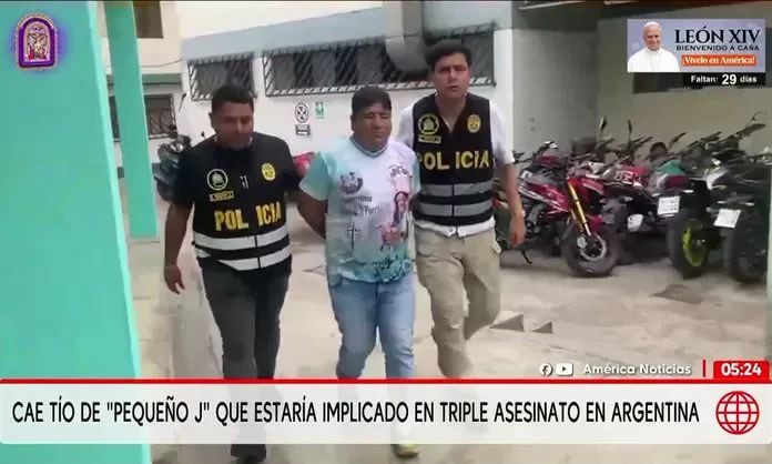 Cae alias 'Papa', tío de Pequeño J que estaría implicado en triple asesinato en Argentina. Foto: América Noticias