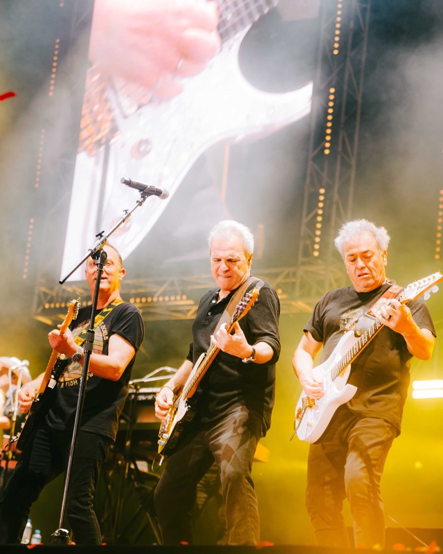 Integrantes de la banda de Erreway dándolo todo. / Foto: Masterlive.