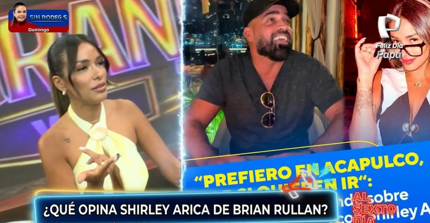 Shirley Arica confiesa que Brian Rullan la invitó a Acapulco para que lo entreviste.