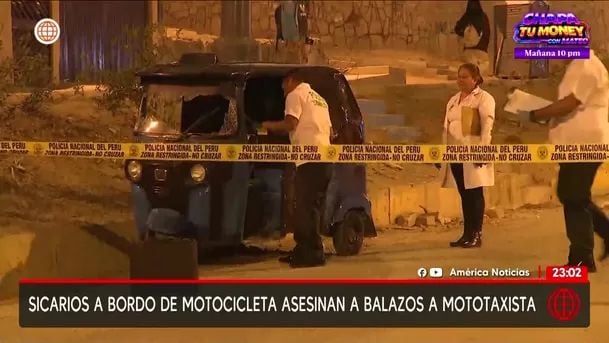 Matan mototaxista en Ventanilla. Foto: América noticias