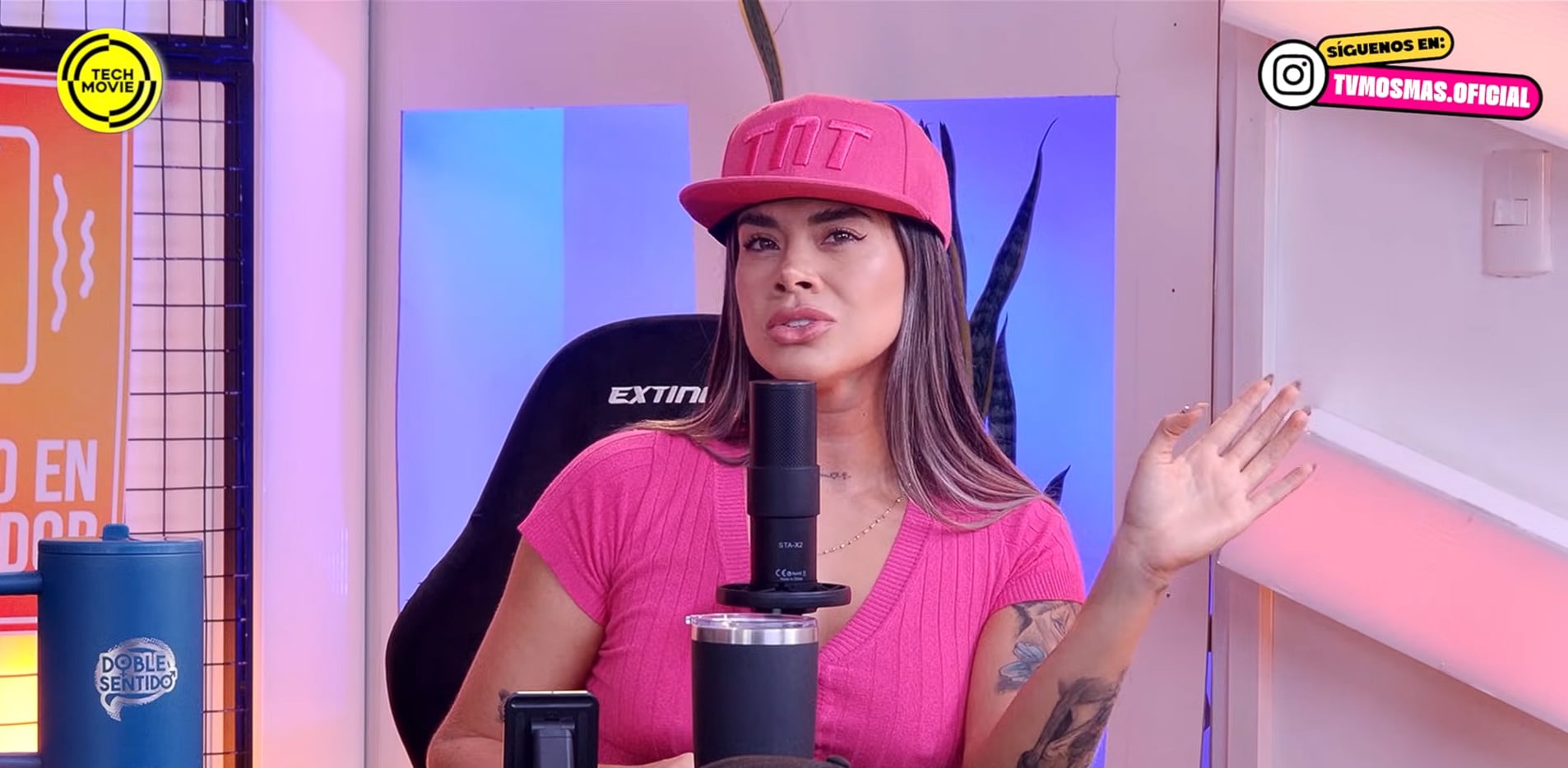 Influencer cuadró por completo a Suheyn Cipriani. (YouTube: TVMOS+)