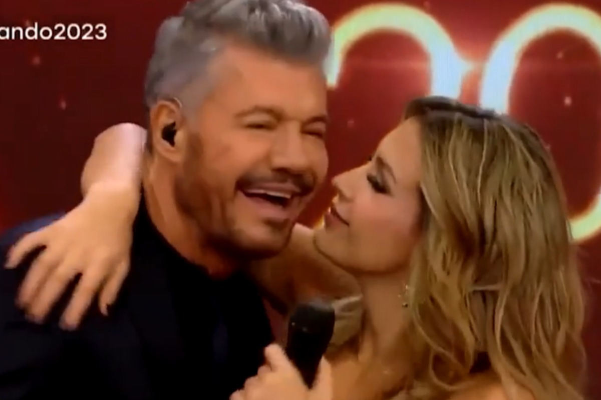 Marcelo Tinelli y Milett Figueroa