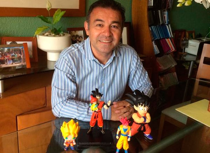 Mario Castañeda dio vida a Gokú en la versión latinoamericana de los 90\'s. (Foto: @cpp_mario / Twitter)