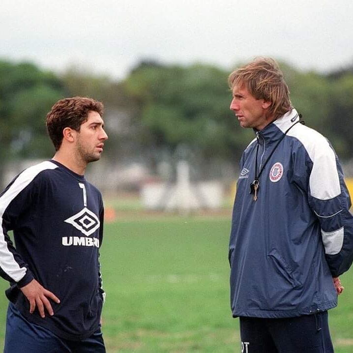 Ambos en Talleres. La foto la subió el ex jugador de Alianza Lima a su cuenta de Twitter.