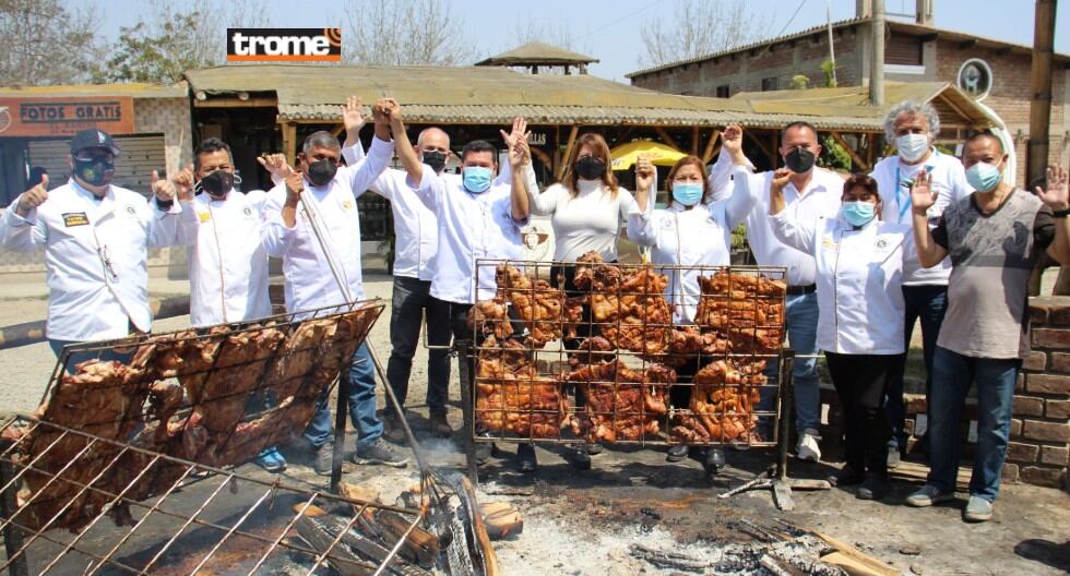 Restaurantes de Huaral celebran el día de su plato estrella: el chancho al palo. (Trome)