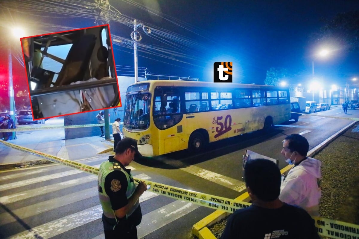 Nuevo atentado con explosivo contra bus de transporte en San Juan de Lurigancho