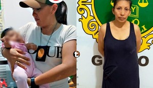 Pucallpa: Rescatan a bebé de dos meses y capturan a secuestradora después tres días de búsqueda