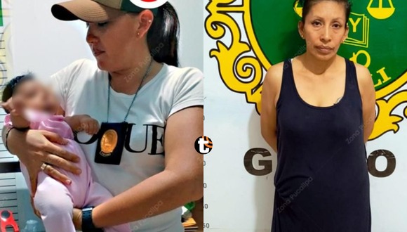 Pucallpa: Rescatan a bebé de 2 meses y capturan a secuestradora