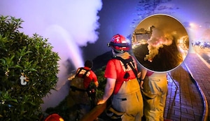 Miraflores: incendio en Costa Verde alarmó a vecinos que celebraban Año Nuevo 2026