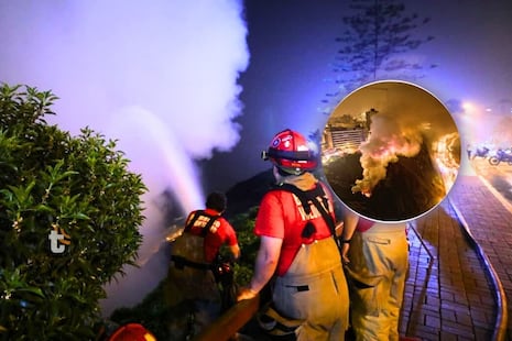 Miraflores: incendio en Costa Verde alarmó a vecinos que celebraban Año Nuevo 2026