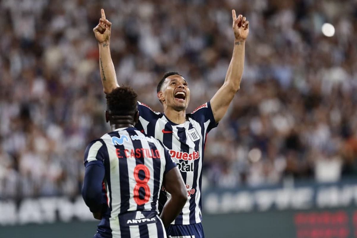 Renzo Garcés celebra el gol con el que Alianza le ganó 1-0 a Boys en Matute | Foto: Jesús Saucedo /@photo.gec