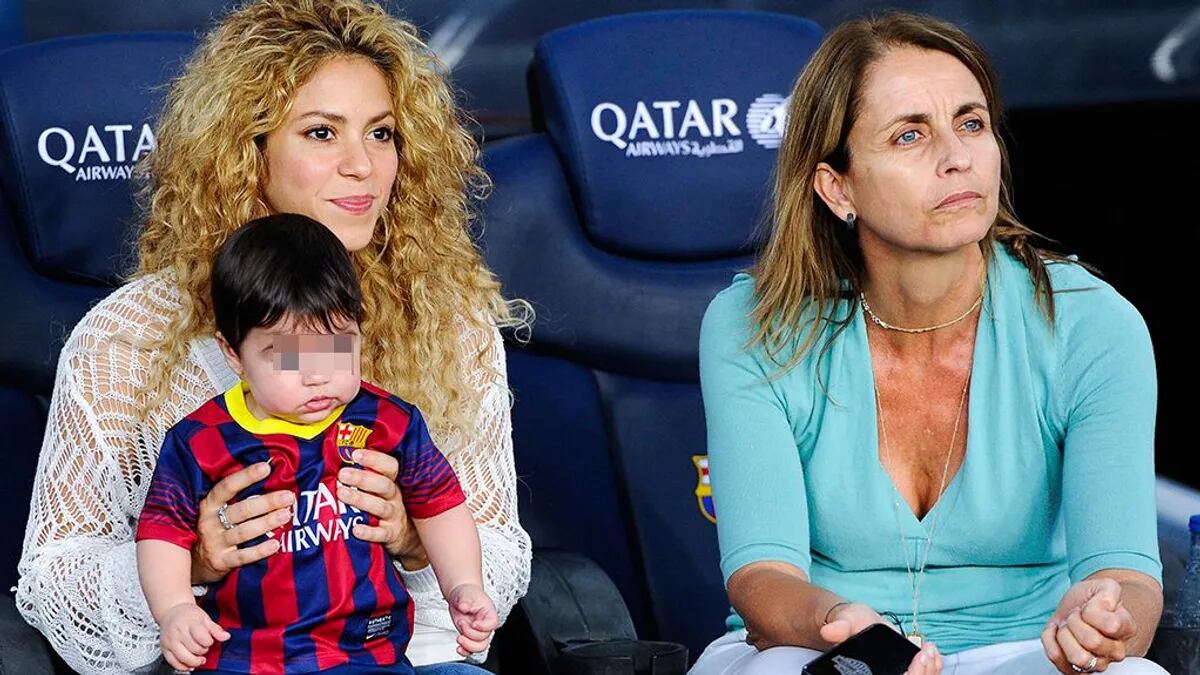 Shakira y su exsuegra Montserrat Bernabeu cuando aún no se evidenciaba su mala relación (Foto: Divinity.es)