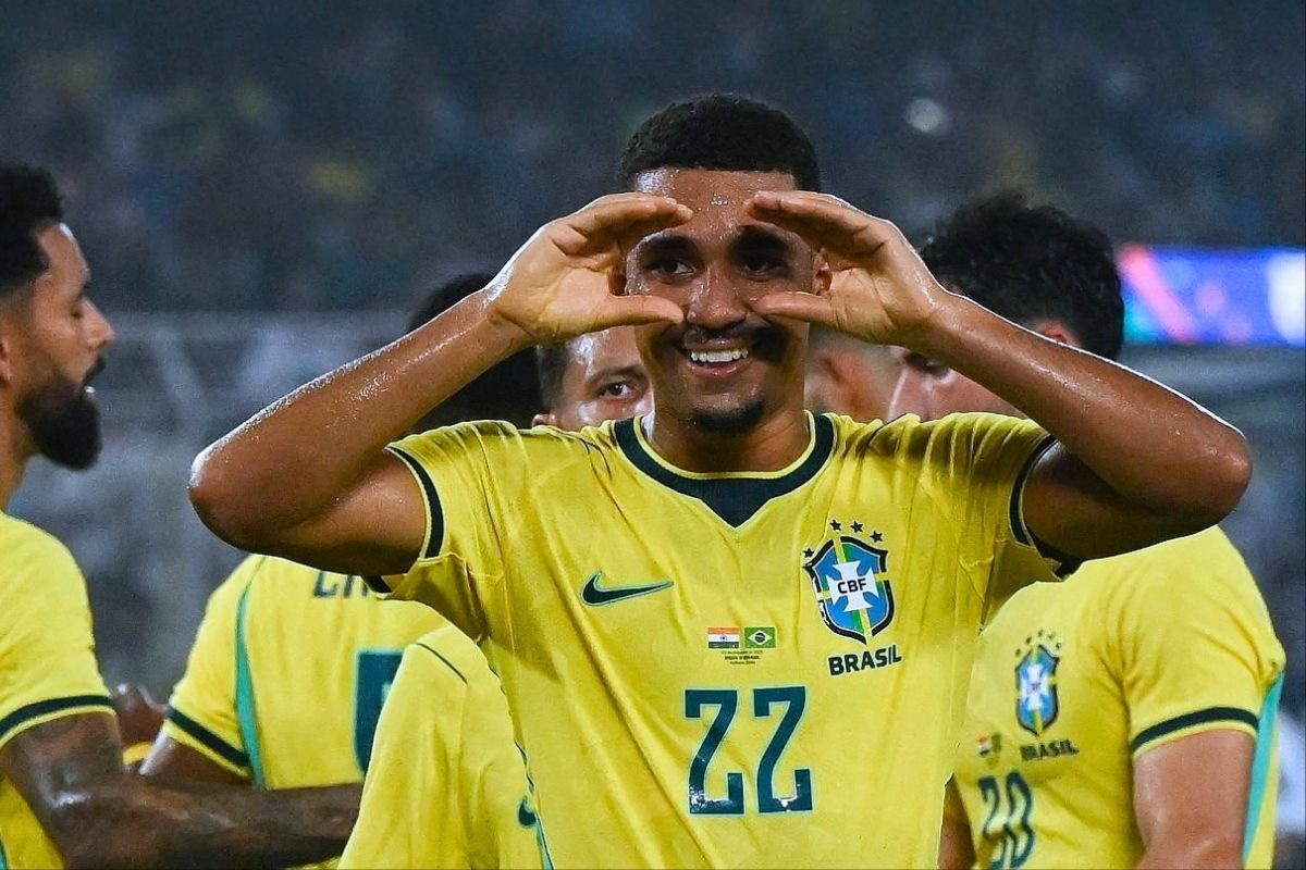 Brasil venció a India con un doblete de Samuel Lino (Foto: Getty Images)